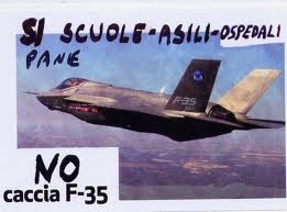 25 febbraio in piazza contro gli F35