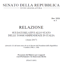 Relazione al Parlamento sulle tossicodipendenze